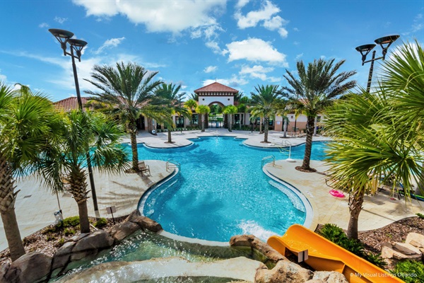 Solterra Resort Pool and Lazy River. Soak up the fun at Solterra's resort-style pool with water slide and lazy river.