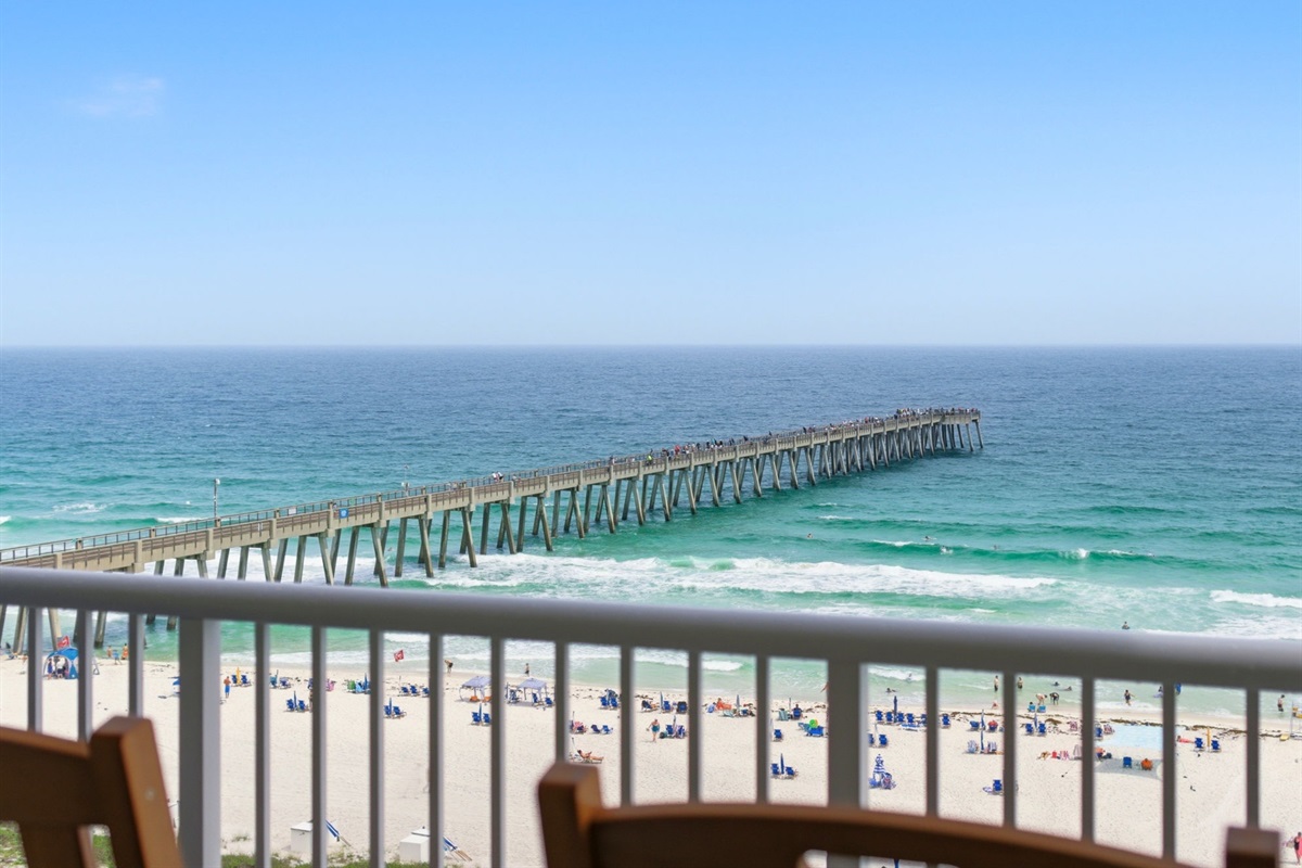 From sunrise to sunset, the private balcony offers a front-row seat to some of the best scenery on the coast.