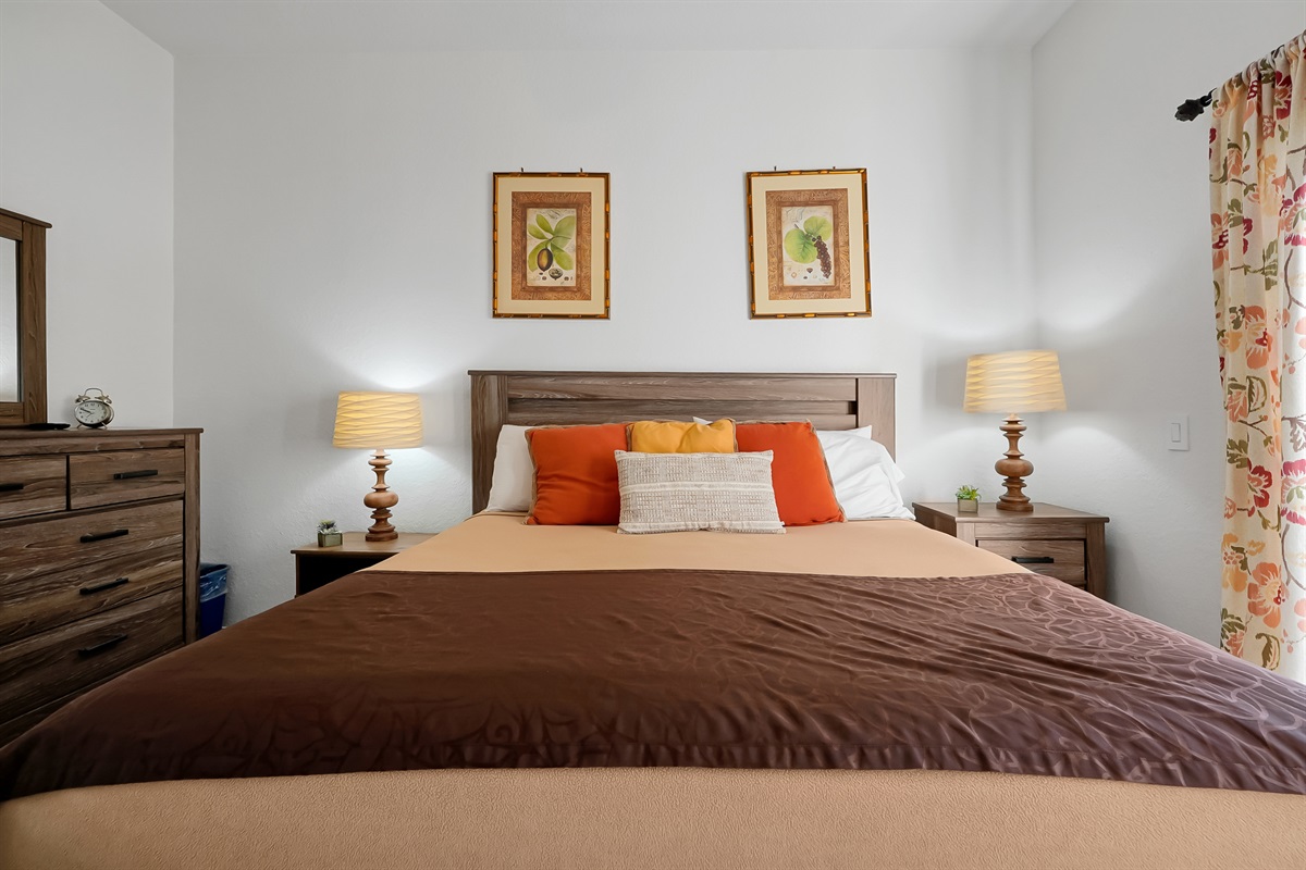 Master bedroom with ensuite and access to balcony