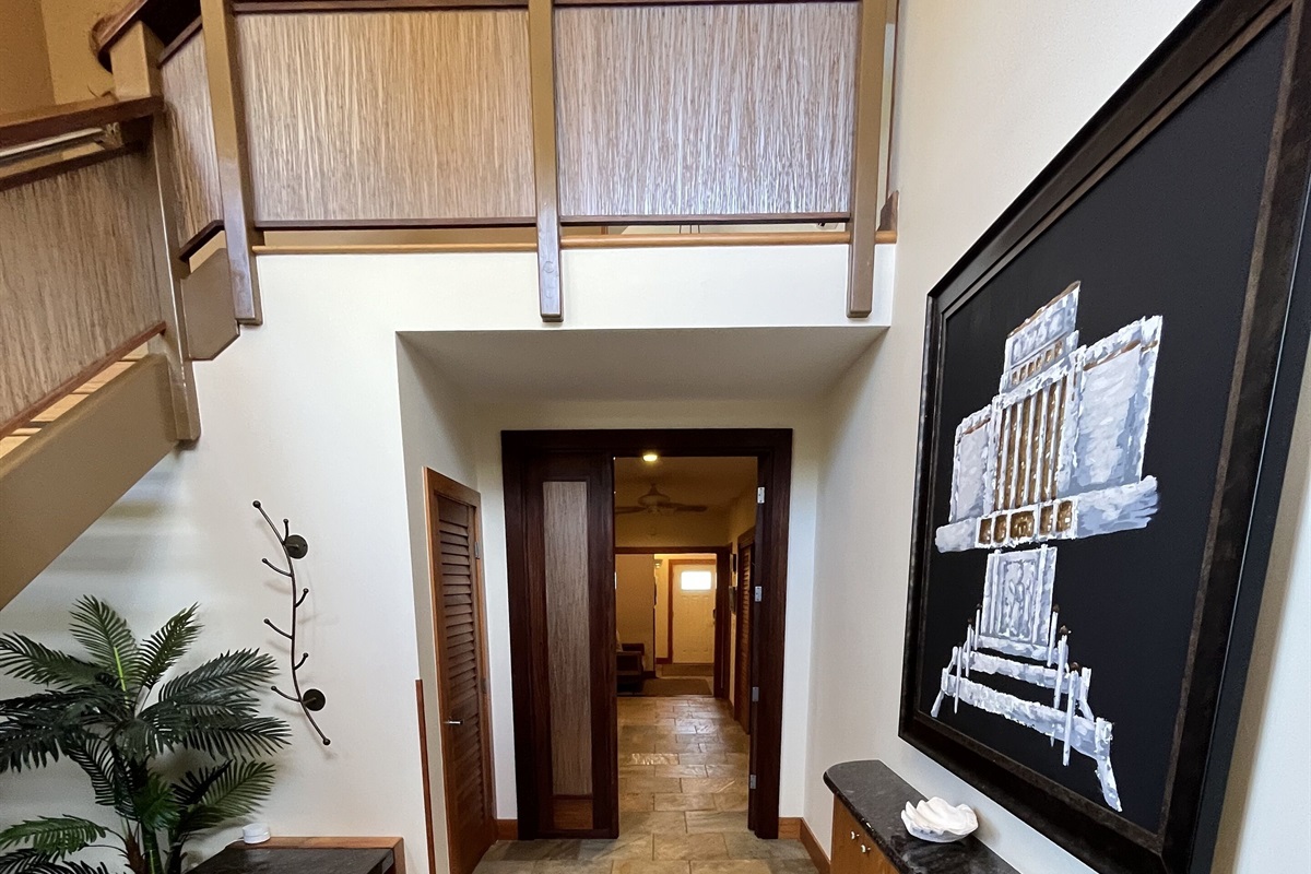 View as you enter the home