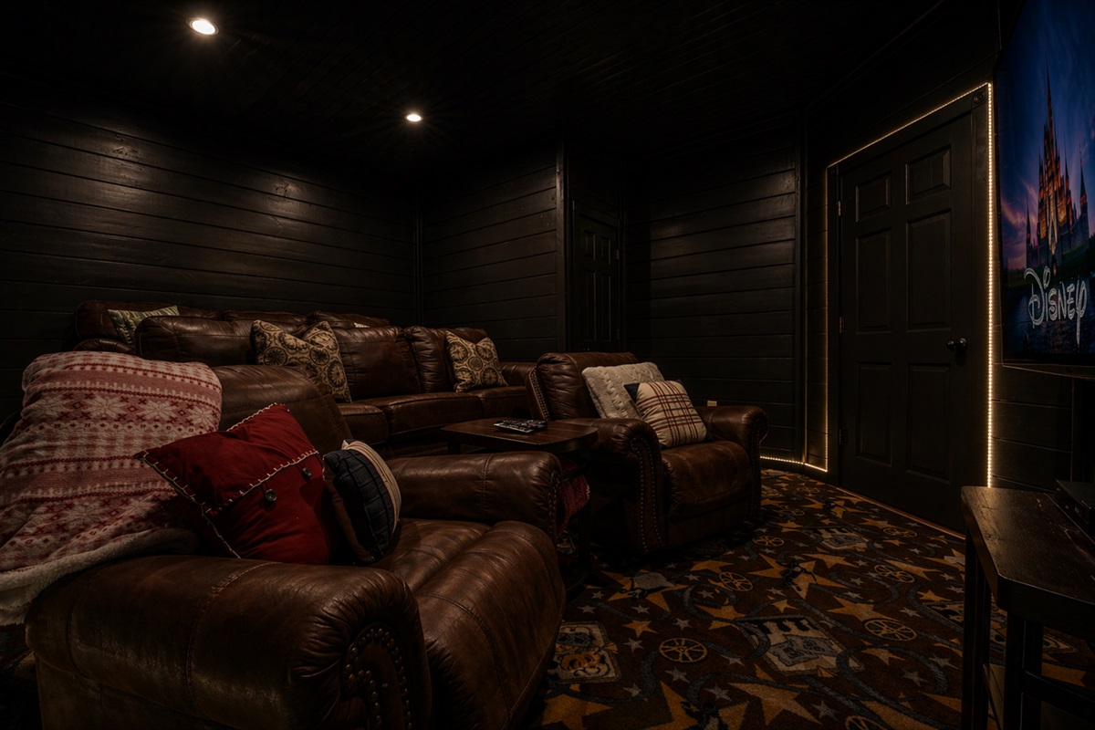 Once the lights are out, you feel like you are actually in a theater but in the comfort of your own home.
