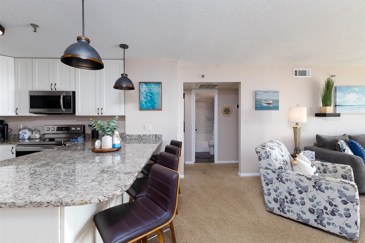 Open floor plan home