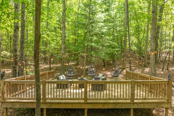 Spacious Deck with Ample Seating for Relaxation