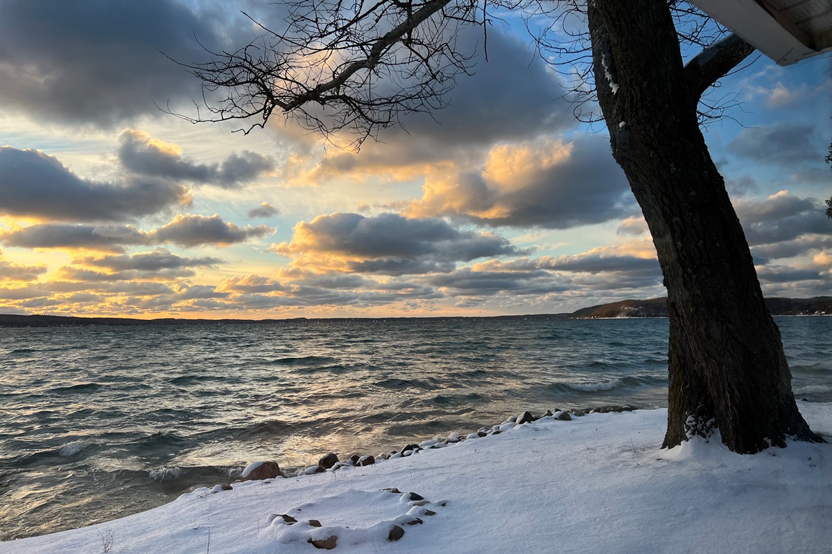 Discover the quiet magic of Northern Michigan in winter — where colors deepen, shorelines freeze into art, and every trail invites adventure.
