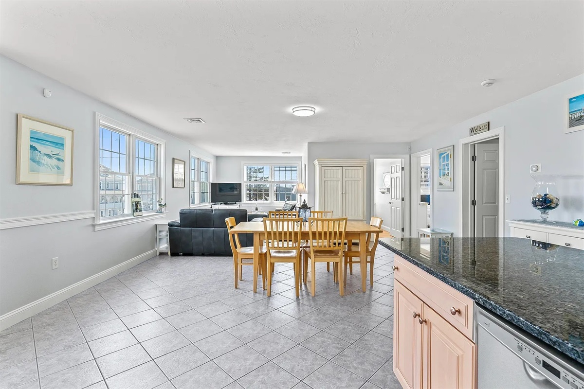 Second Floor Dining and Living Room