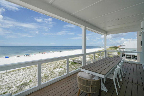 Top floor deck