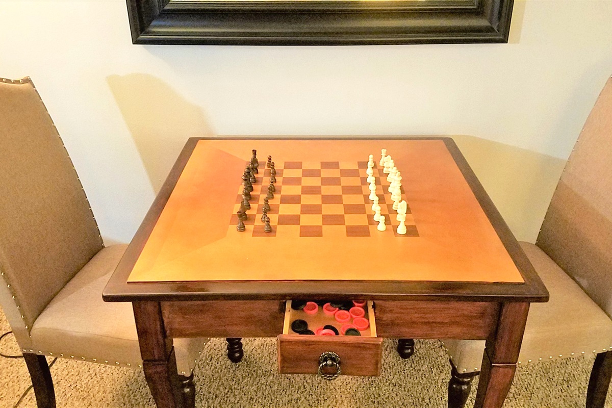 Chess/Checkers Table