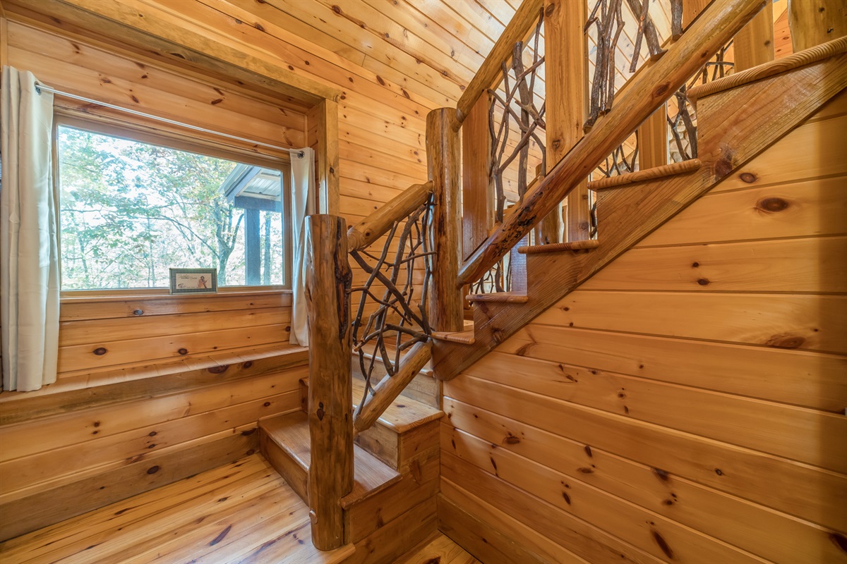 Beautiful Mountain Laurel Staircase