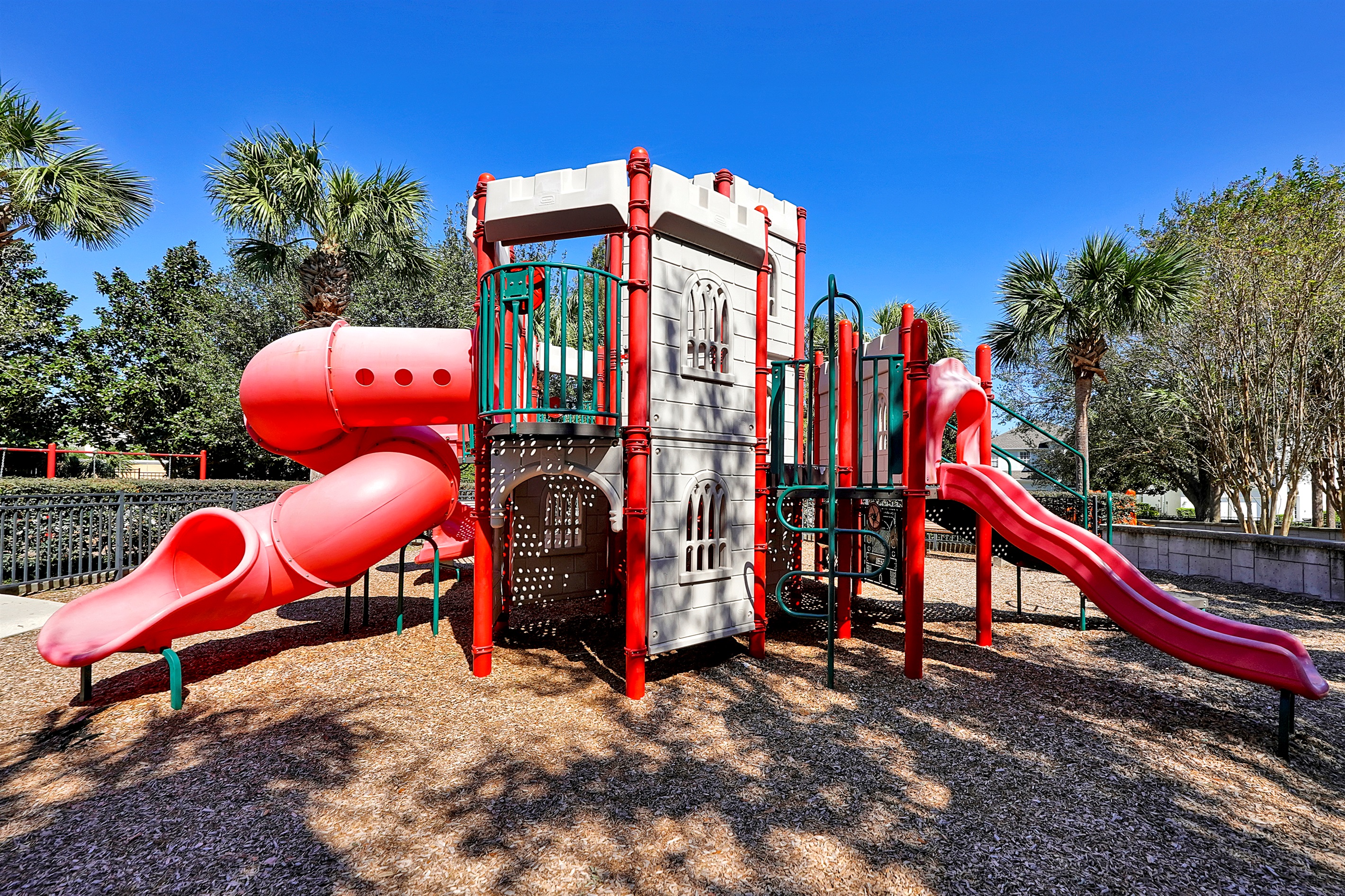 Kids will love the Windsor Hills playground – bright slides, climbing fun, and shaded areas for playground fun