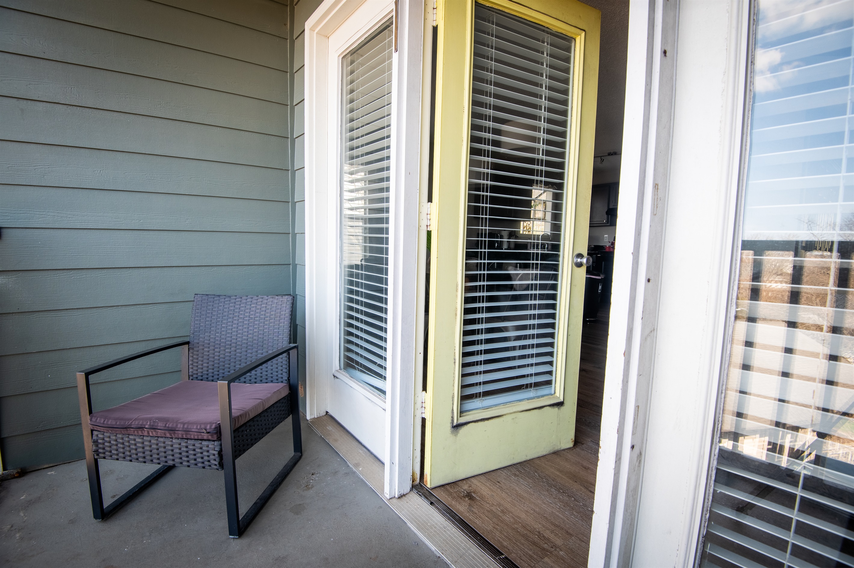 Hang outside on your private balcony at Ridge Retreats Unit A. Best for wind-down evenings, and wake-up mornings.