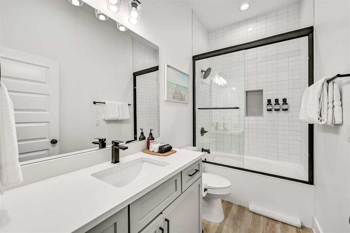 King Suite # 1: Private Bathroom (first floor)