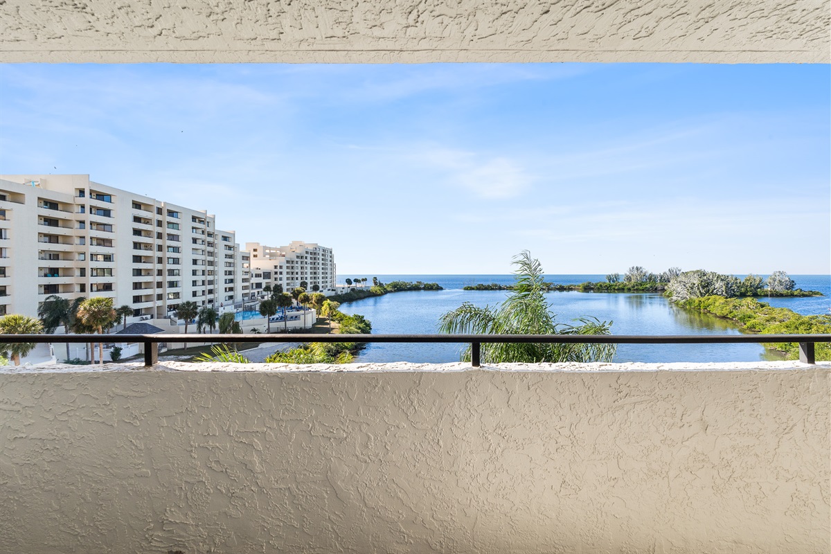 View from the units private balcony