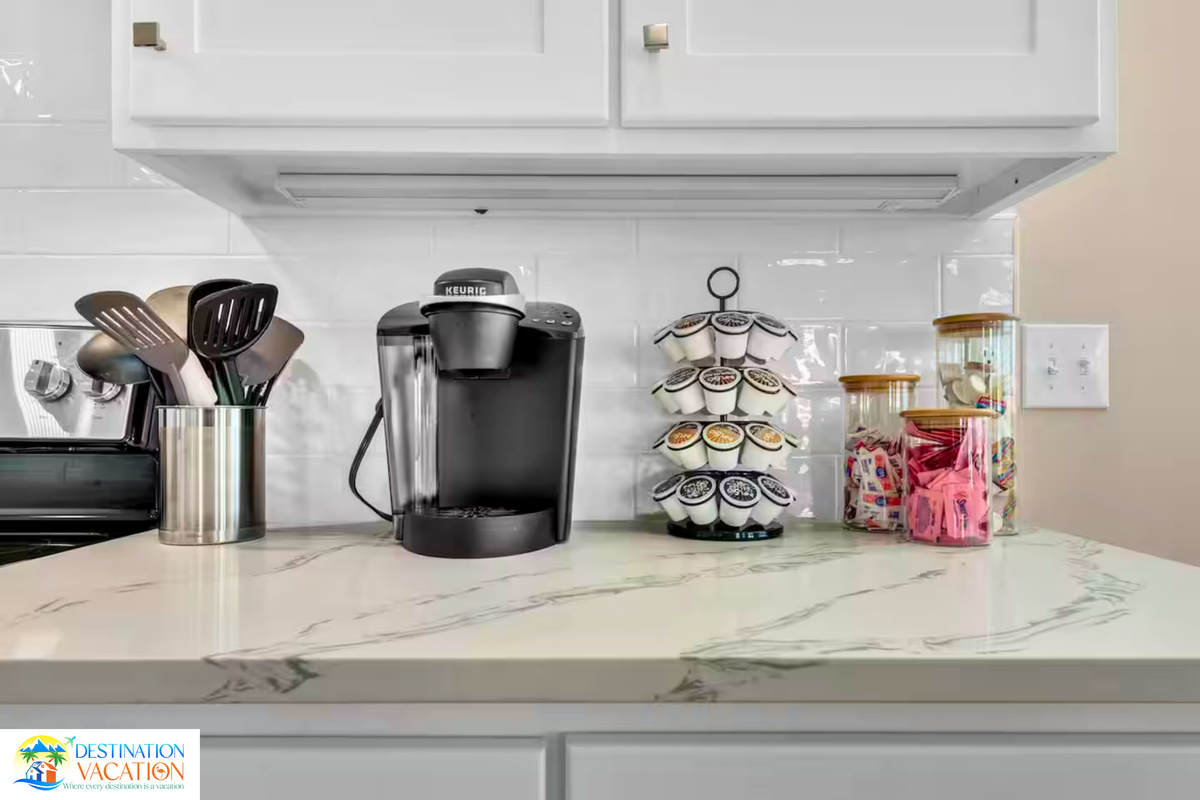 A thoughtfully equipped kitchen for memorable meals.
