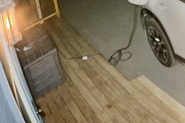 Electric Car Owners Rejoice! Bring your own charging cord for a standard outdoor electric outlet, and you're welcome to charge your electric vehicle (EV) right by our driveway and front door!