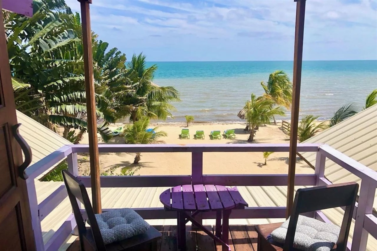 Balcony of the master bedroom, and perfect spot to enjoy your morning coffee.