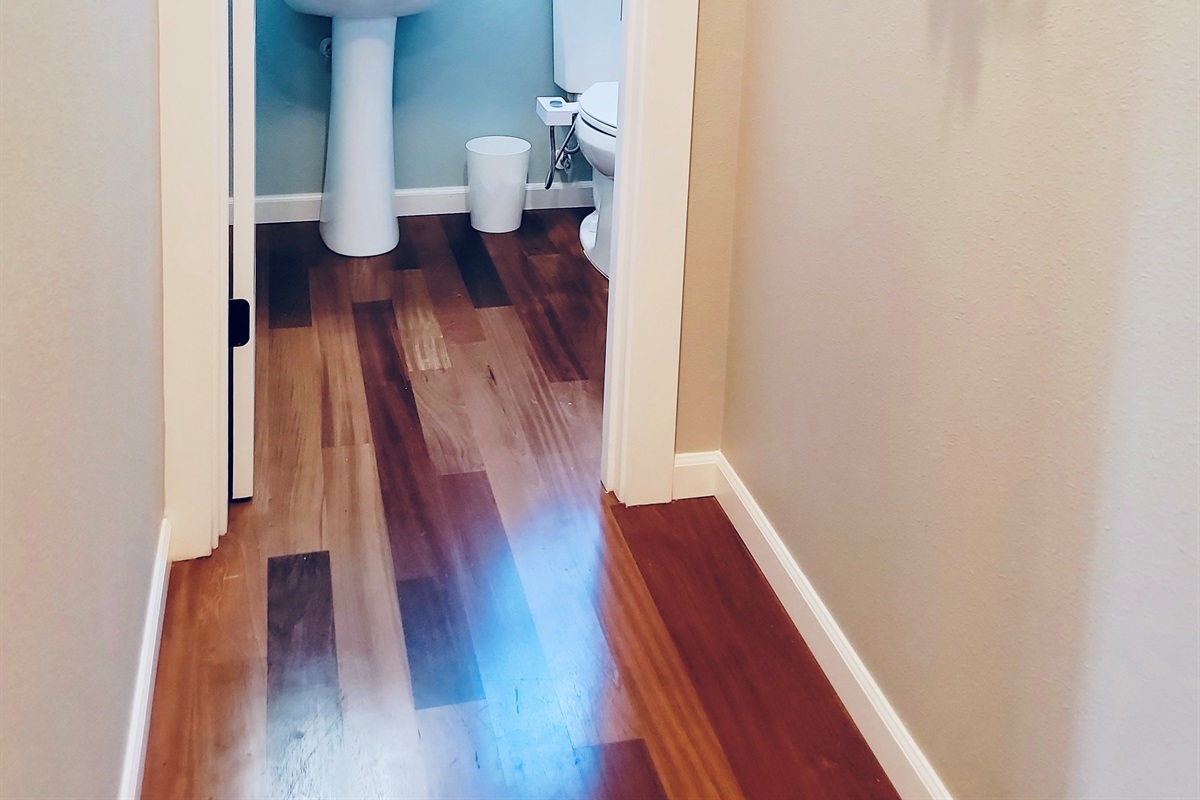 Ground floor half bath