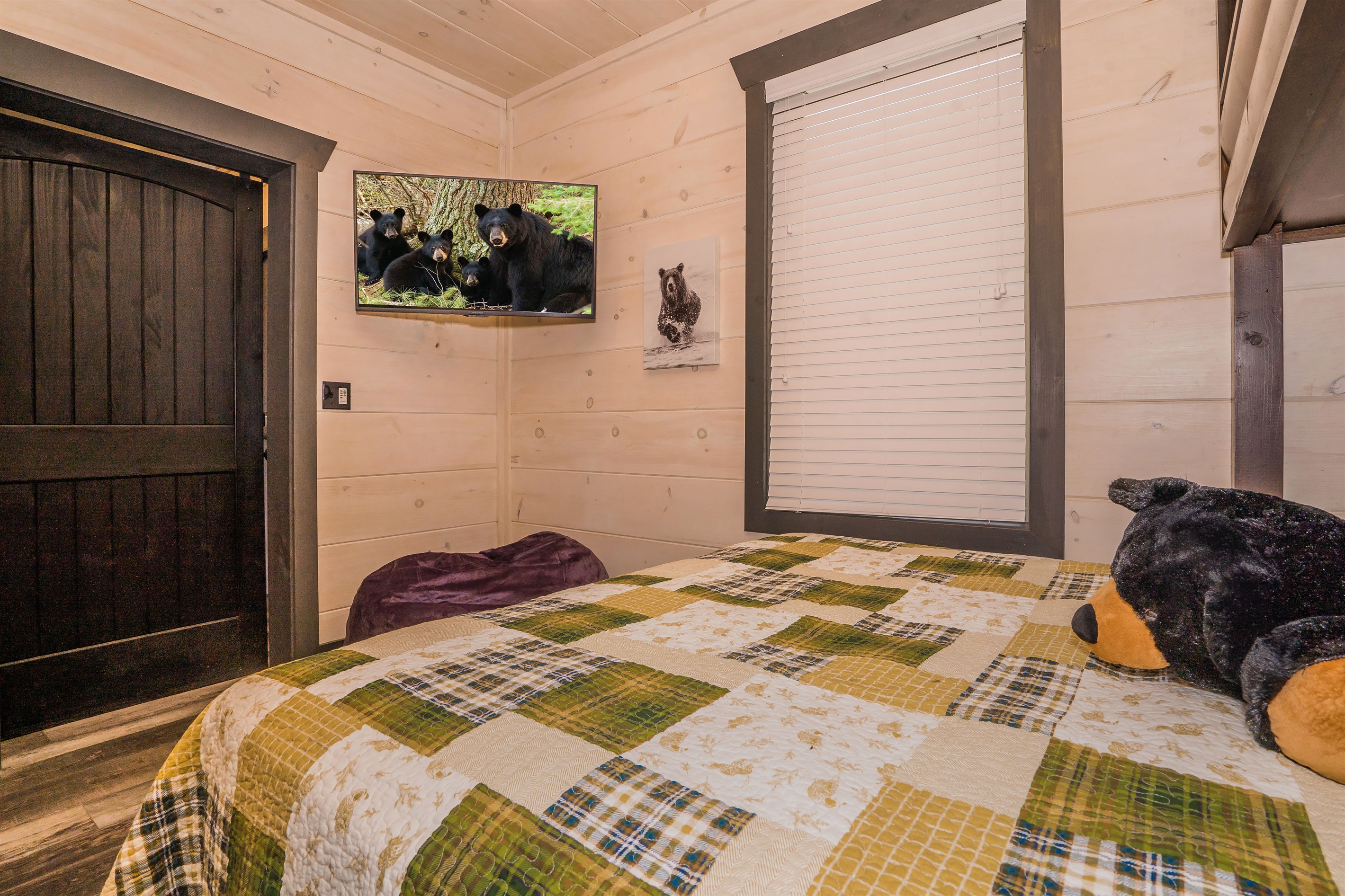 Bunk beds with TVs - perfect for kids!