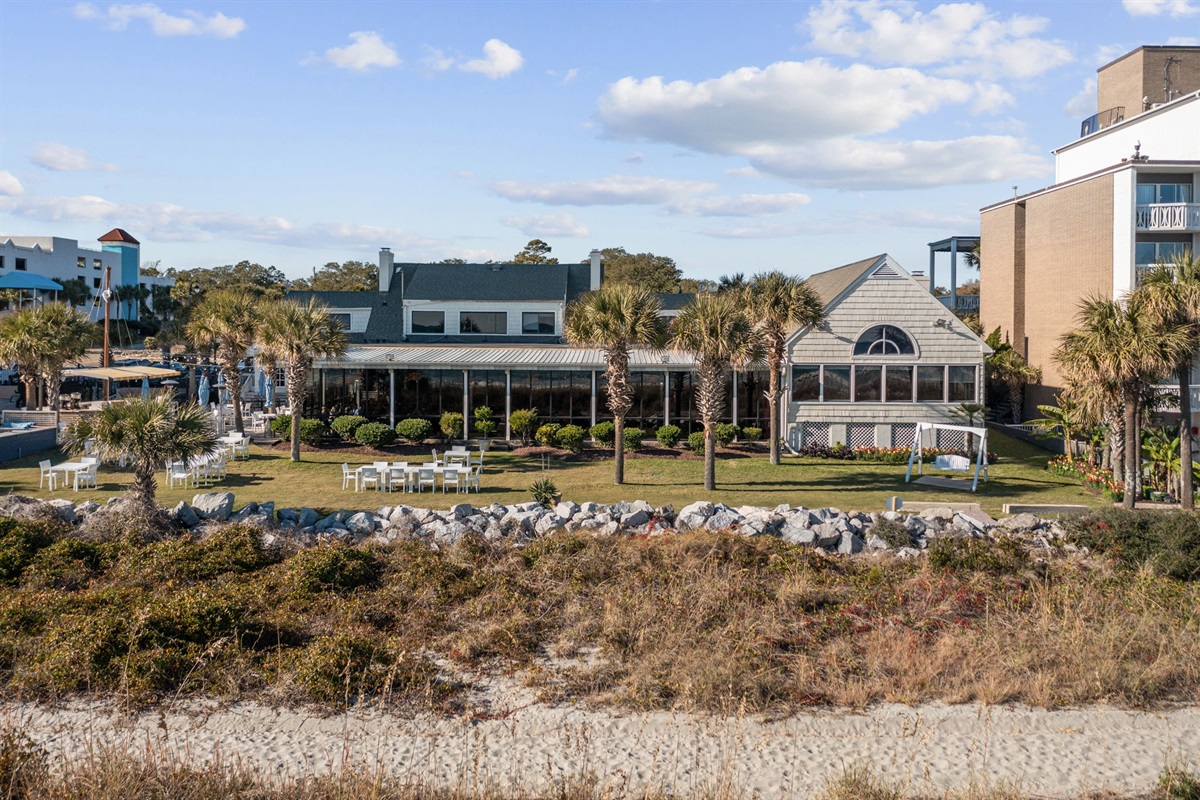 Sea Captains House is located next to the Caribbean
