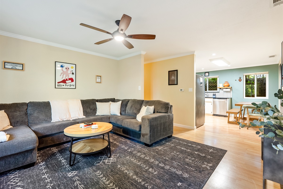 The perfect gathering spot for effortless socializing and relaxation.