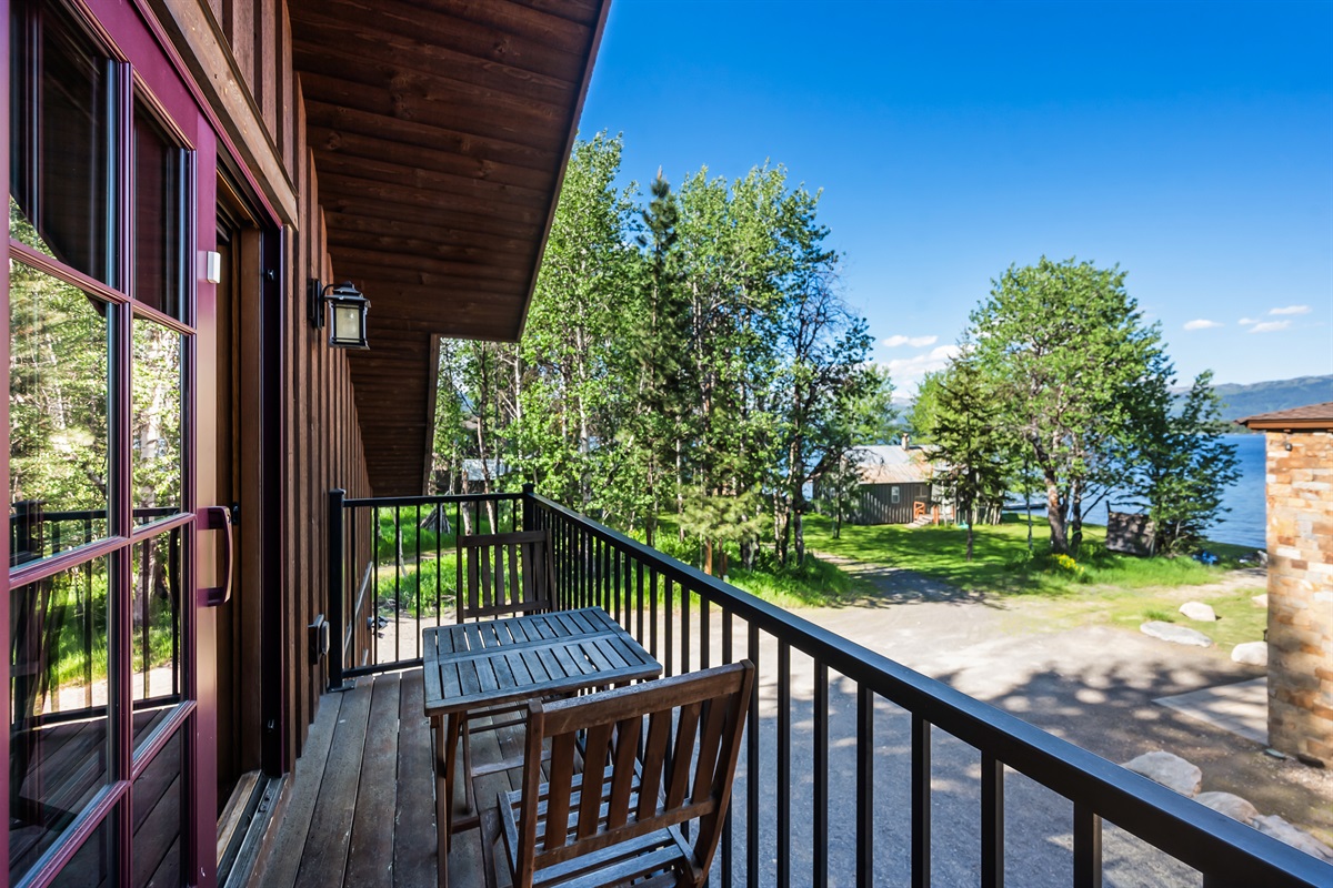 Balcony with Lake VIews