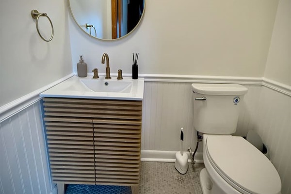 Unit A Half Bathroom