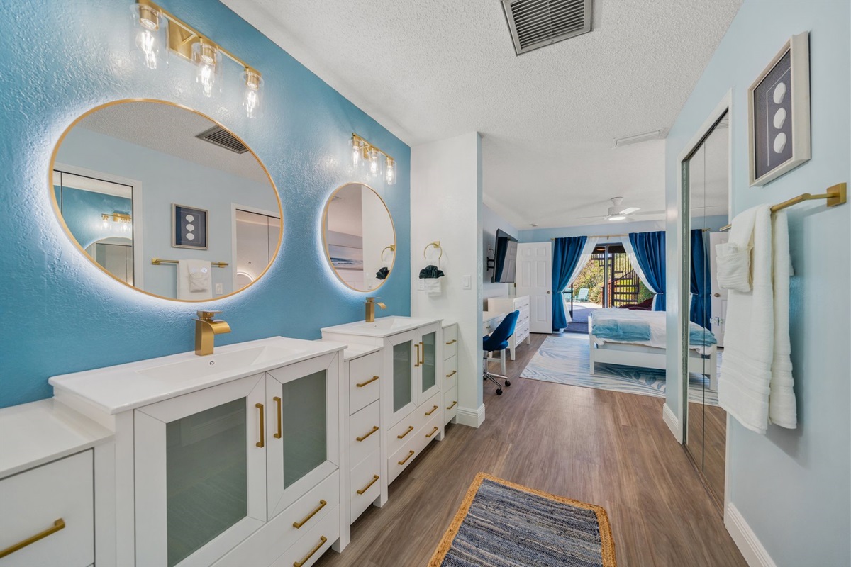 Coastal Retreat Bathroom Vanity area