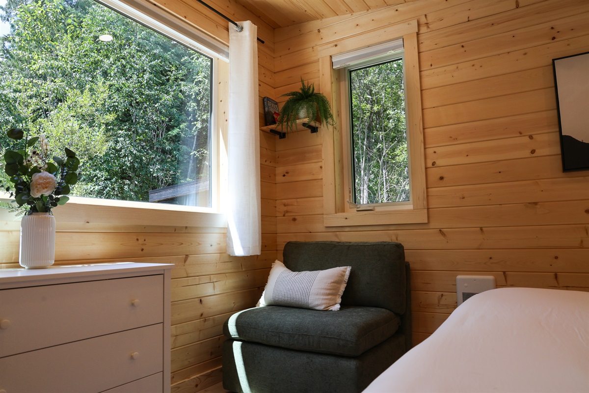 Cozy spaces to take In the mountain and nature views