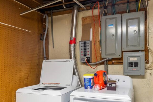 Basement Laundry Area