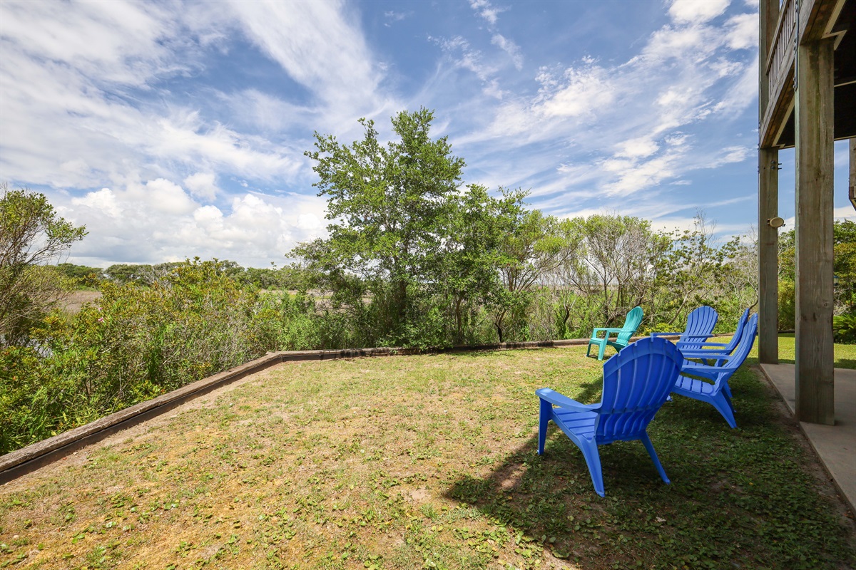 Tranquil backyard space