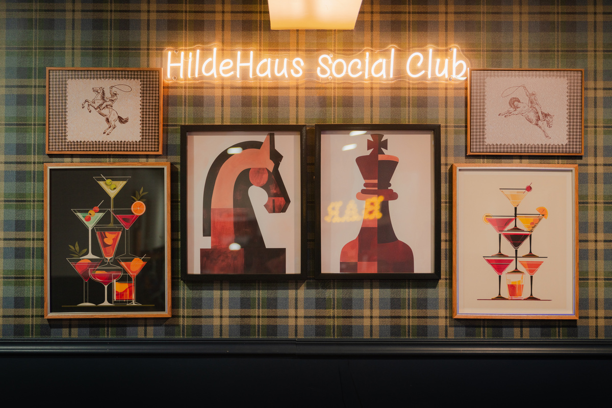 Welcome to the HildeHaus Social Club - a stylish gathering space designed for games, laughter, and memorable times.