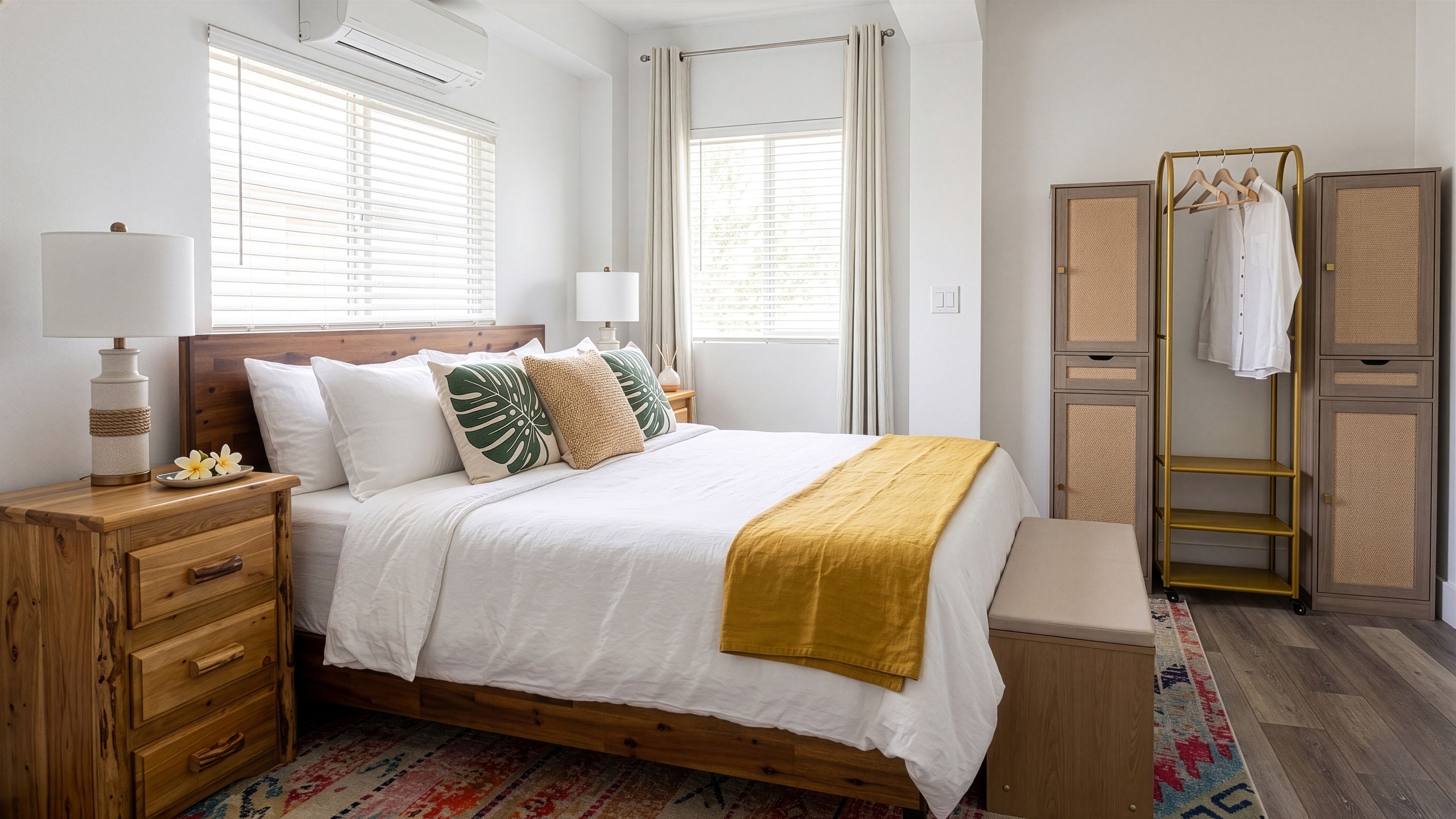 King Master Bedroom | Interior decor and finishes may vary from final remodel