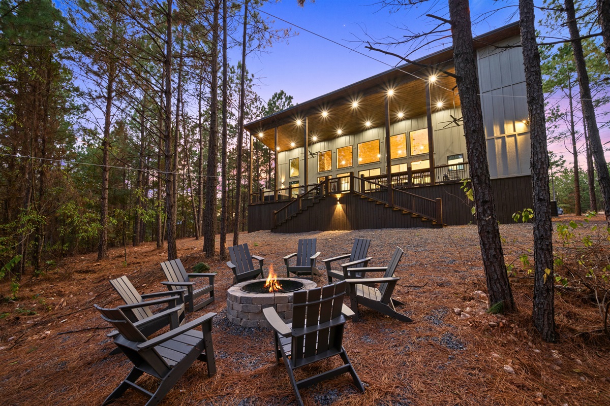 Gather around the fire pit for cozy nights filled with laughter, toasted marshmallows, and unforgettable memories.