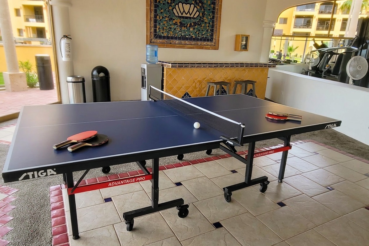 Ping pong table located in the clubhouse