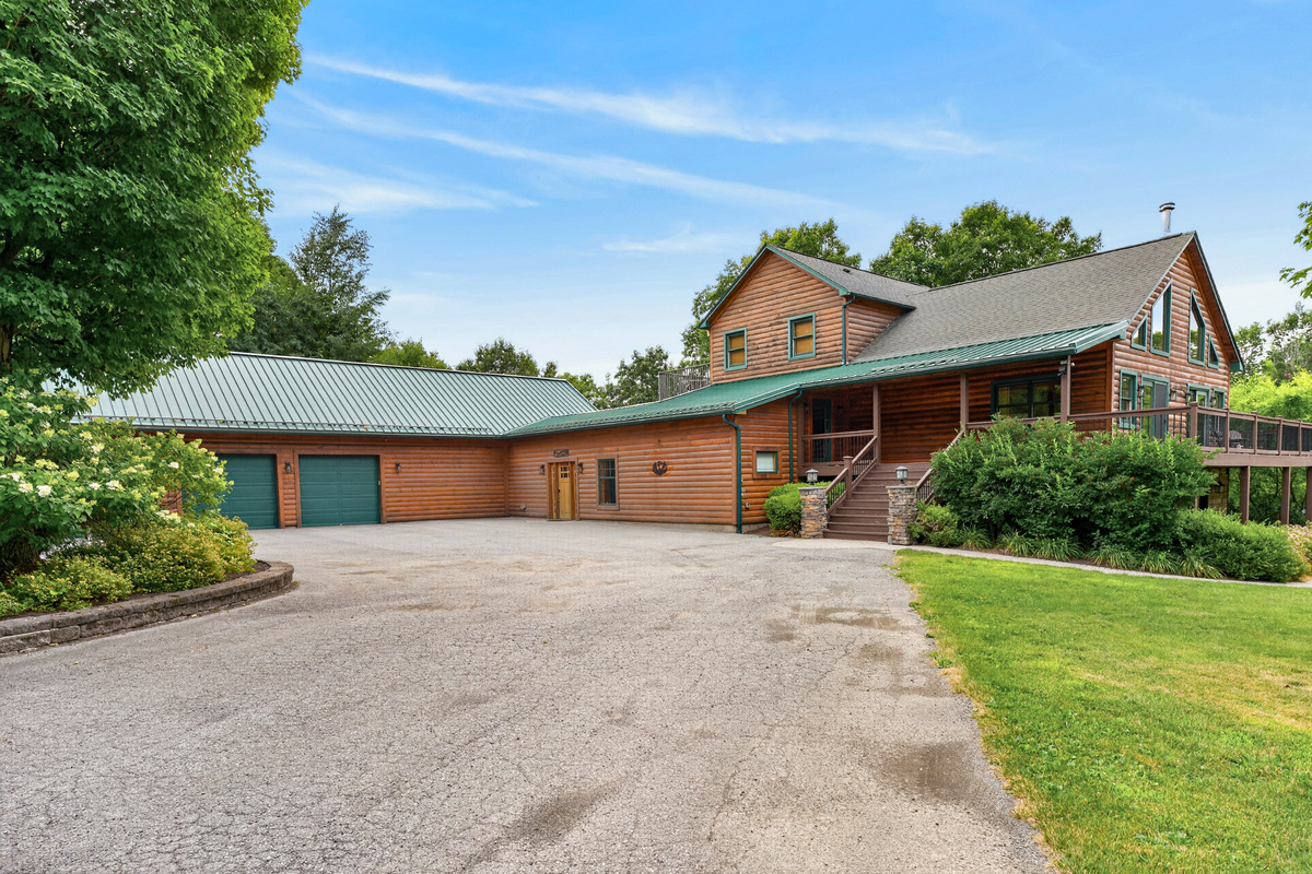 Exterior of the property from the driveway