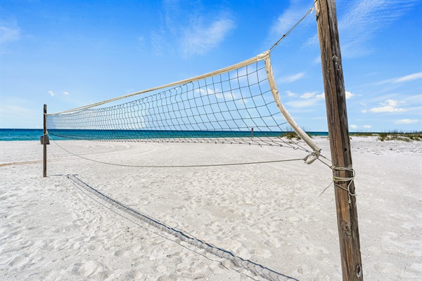 Beach Volleyball (Volleyballs are available to check out at the office)