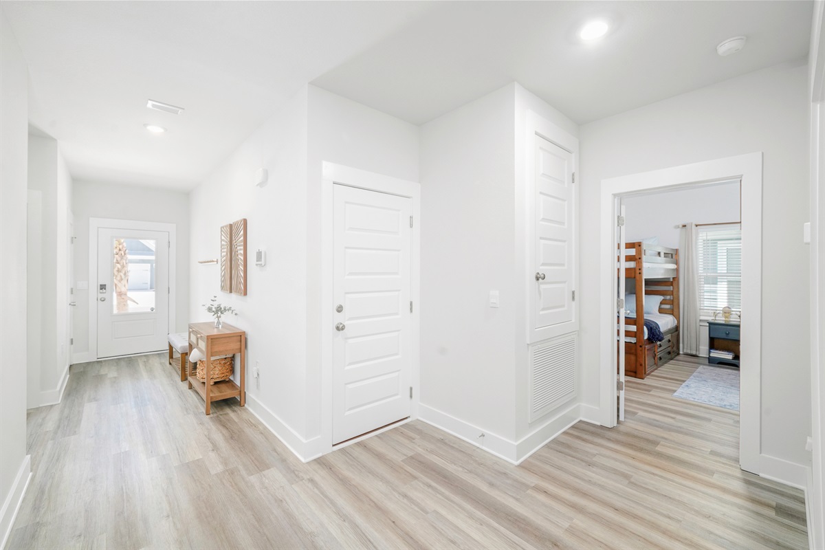 beautifully designed entry space