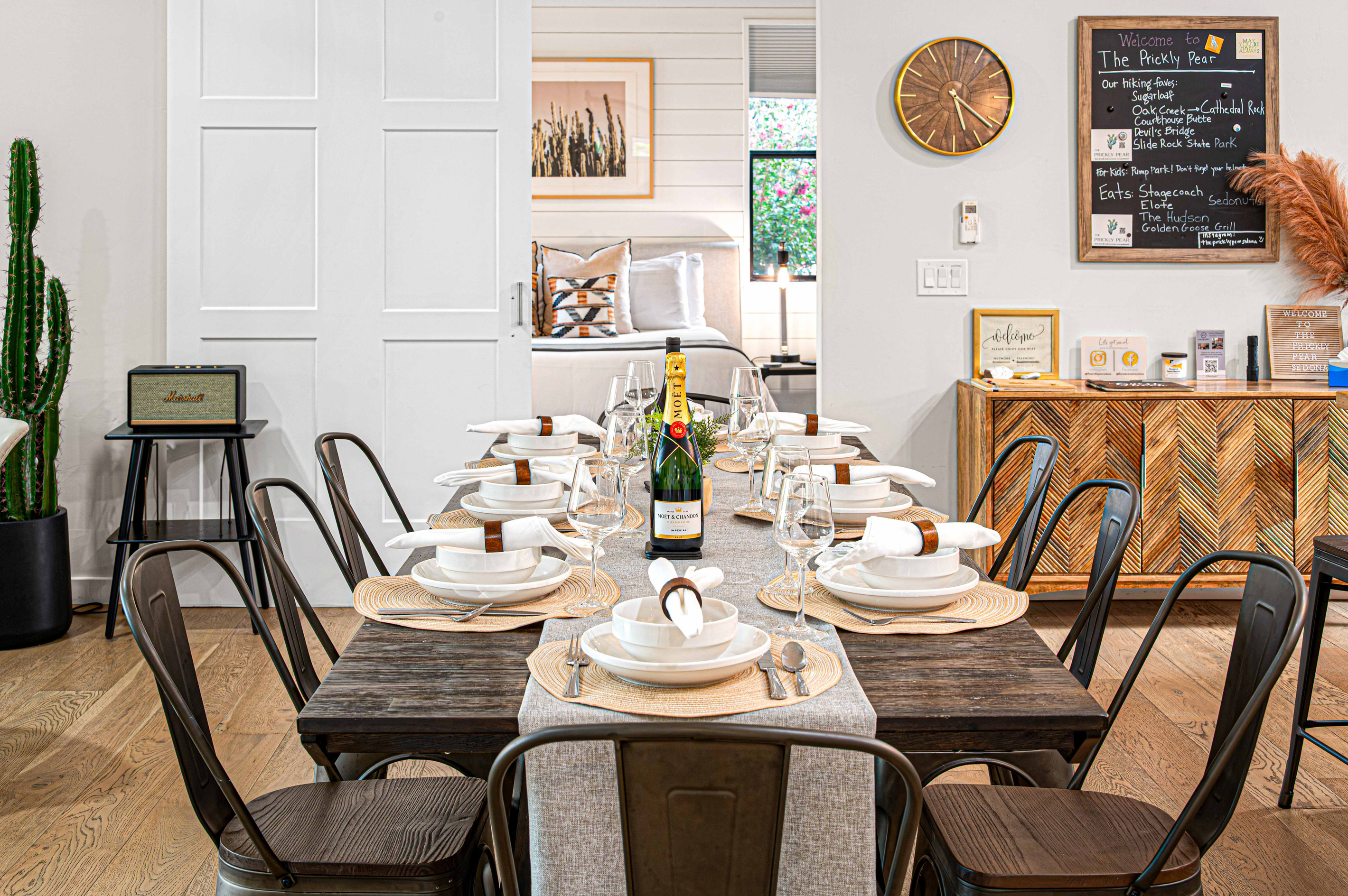 {Dining Room} Gather around the dining table for shared meals, celebrations and evenings together at home.