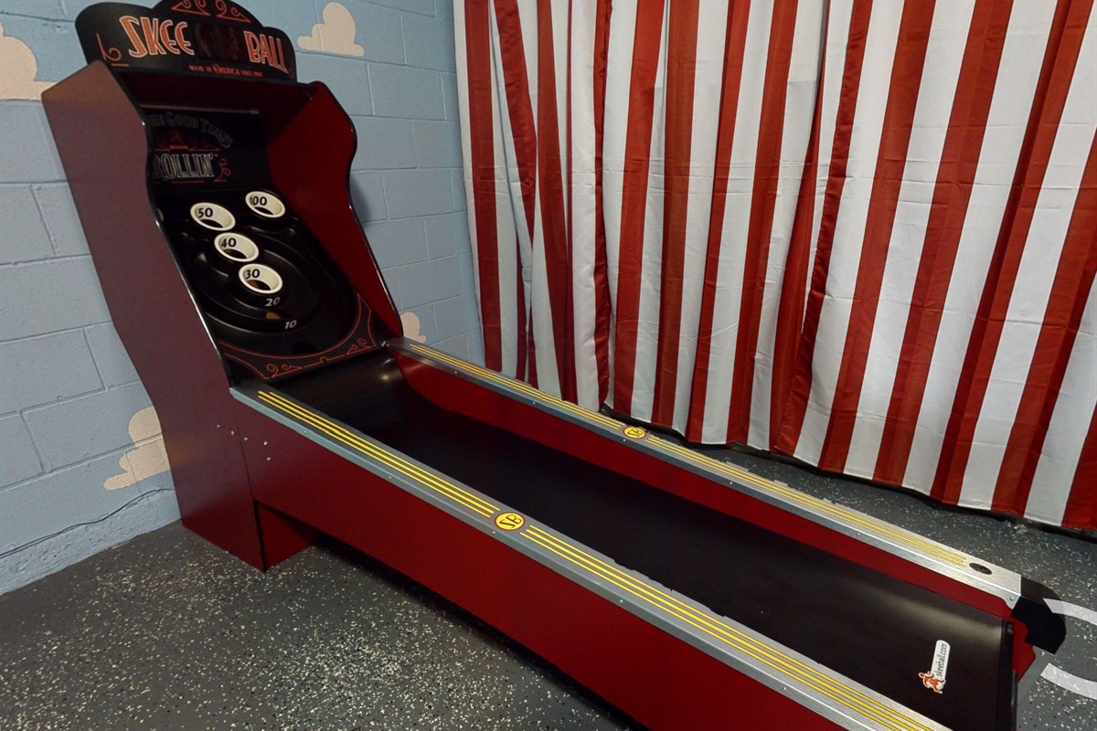 Enjoy the timeless, classic Skee-Ball game right at home.