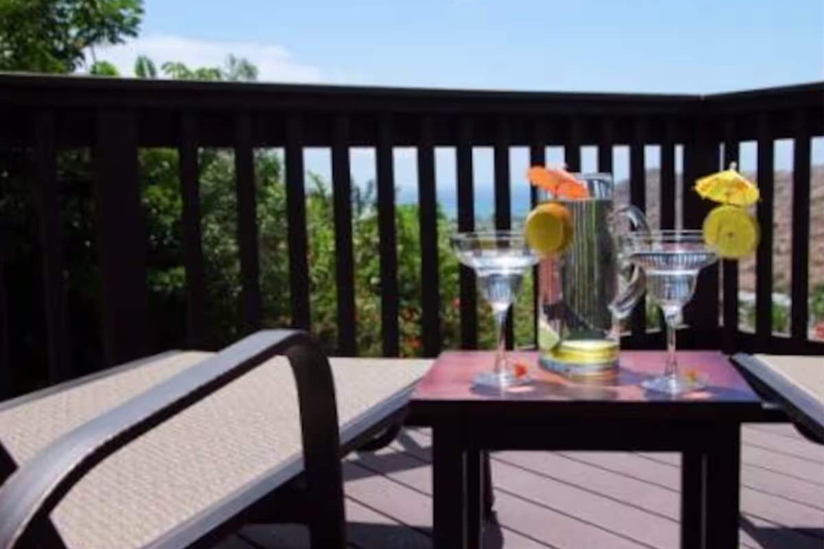 Ocean views while relaxing!