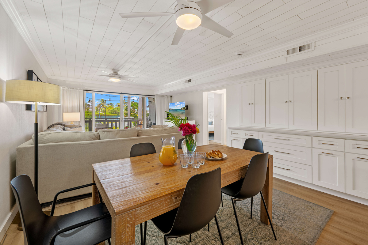 The perfect setting for family meals and evenings together.