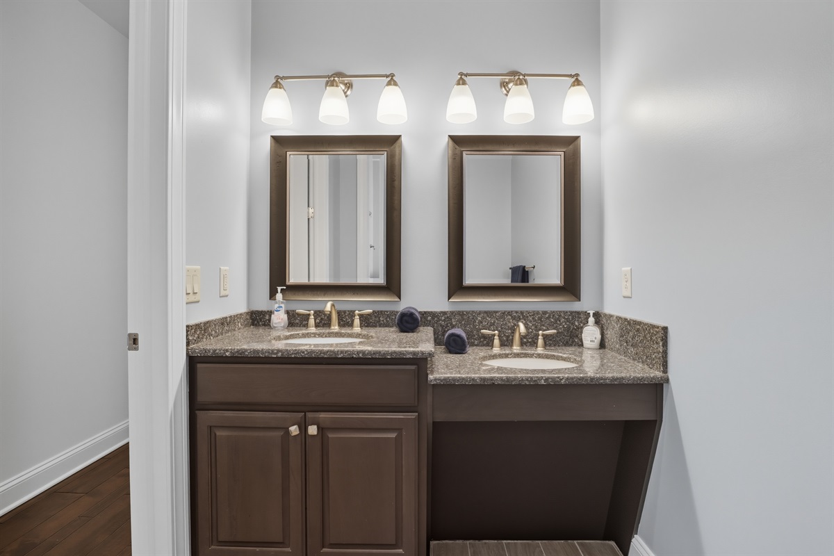 Second floor full bathroom wheelchair accessible with tub shower combo Bathroom #3