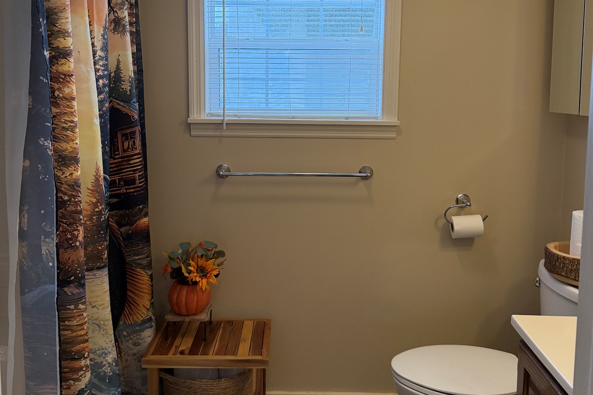 1st floor bath with shower