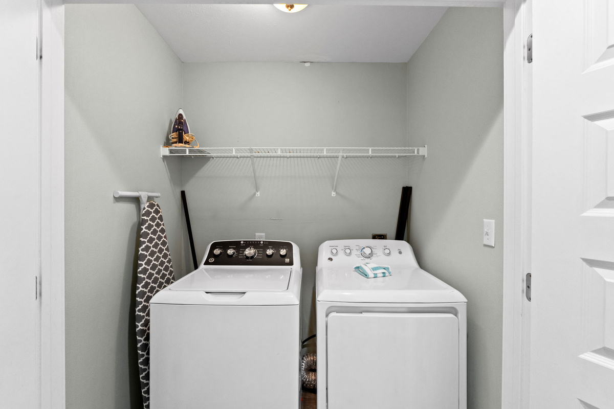 washer and dryer