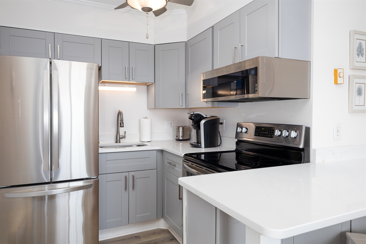 Clean, efficient Kitchen