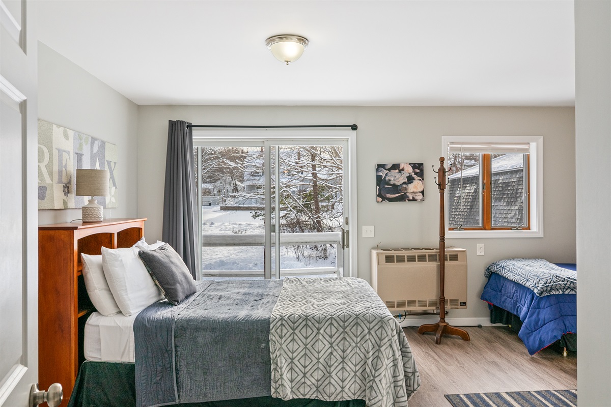 Guest Bedroom 2 - Door to Back Deck