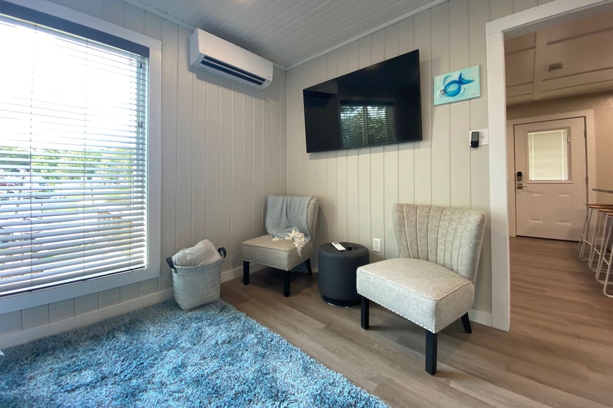 Small Sitting Area in the Bedroom.