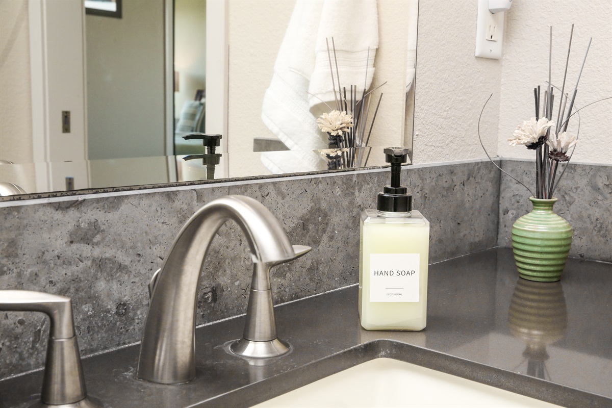 Green sea ensuite bathroom