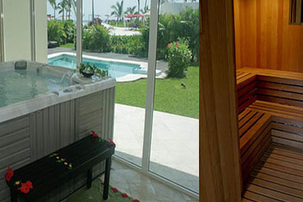 Complex Hot Tub and Sauna