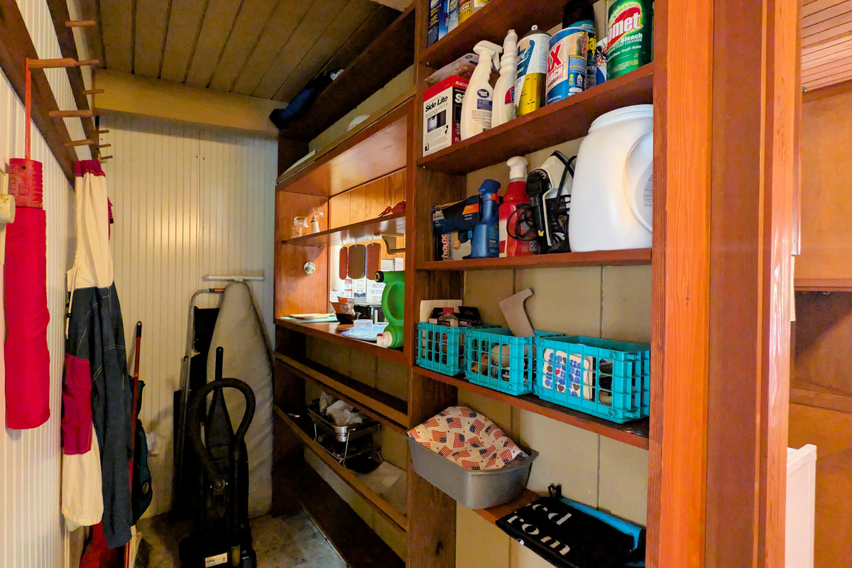 utility room and a place to hang your coats