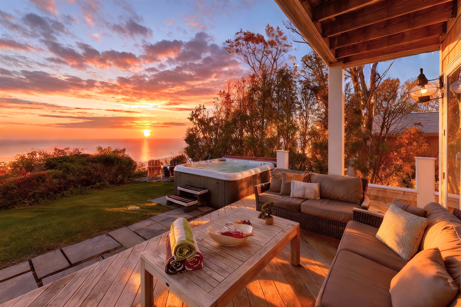 Welcome to Blue Haven at Plymouth Shores, a peaceful coastal retreat designed for relaxation.